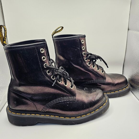 Dr. Martens 1460 Sparkle Boots – Purple/Royal Sparkle – Size 6 - Picture 2 of 7